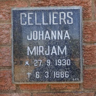 CELLIERS Johanna Mirjam 1930-1986