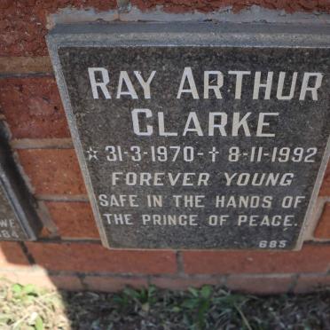CLARKE Ray Arthur 1970-1992