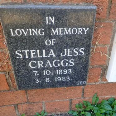 CRAGGS Stella Jess 1893-1983