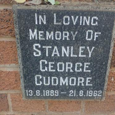 CUDMORE Stanley George 1889-1962