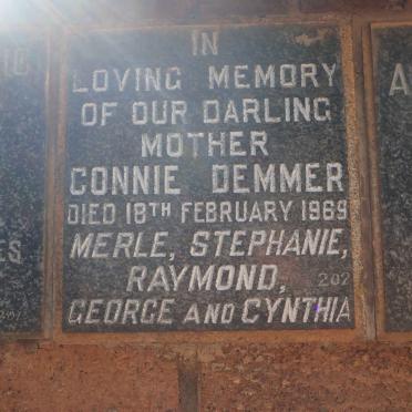 DEMMER Connie -1969