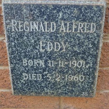 EDDY Reginald Alfred 1901-1960