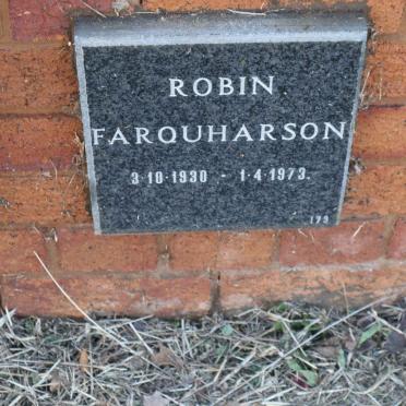 FARQUHARSON Robin 1930-1973