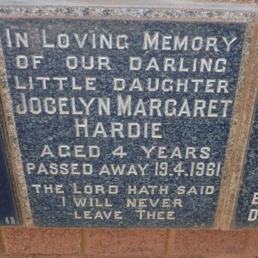 HARDIE Jocelyn Margaret -1961