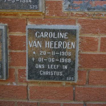 HEERDEN Caroline, van 1908-1988
