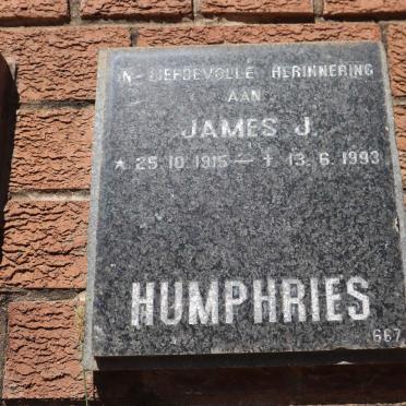 HUMPHRIES James J. 1915-1993