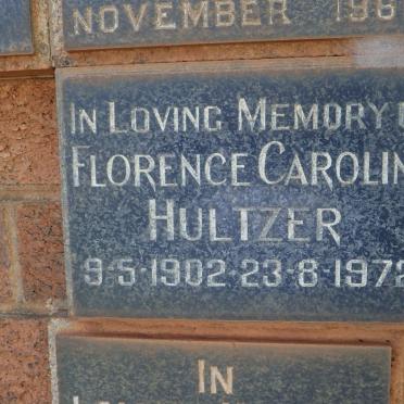 HULTZER Florence Caroline 1902-1972