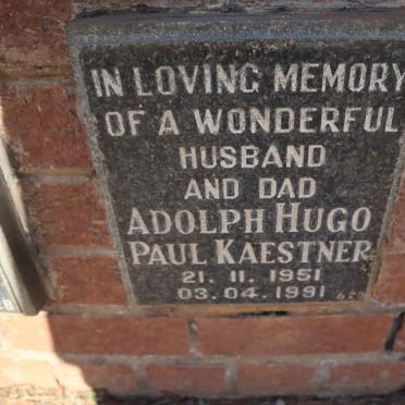KAESTNER Adolph Hugo Paul 1951-1991
