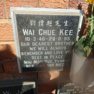 KEE Wai Chue 1946-1995