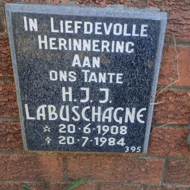 LABUSCHAGNE H.J.J. 1908-1984