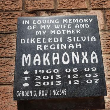 MAKHONXA Dikeledi Silvia Reginah 1960-2013