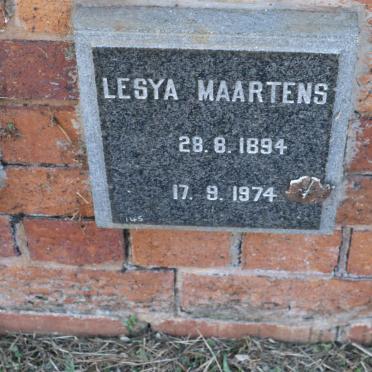 MAARTENS Lesya 1894-1974