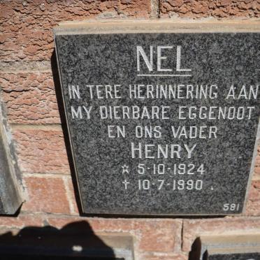 NEL Henry 1924-1990