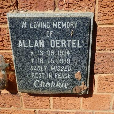 OERTEL Allan 1934-1989