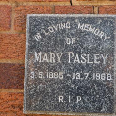 PASLEY Mary 1885-1968