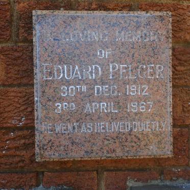 PELGER Eduard 1912-1967
