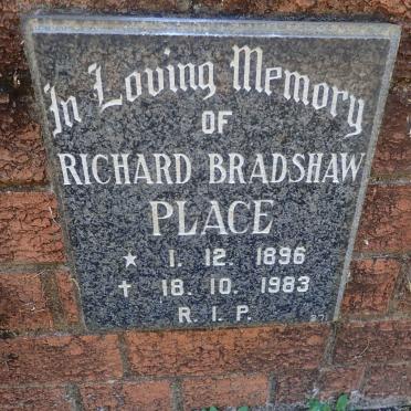 PLACE Richard Bradshaw 1896-1983