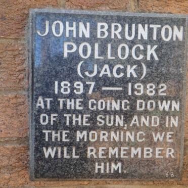 POLLOCK John Brunton 1897-1982