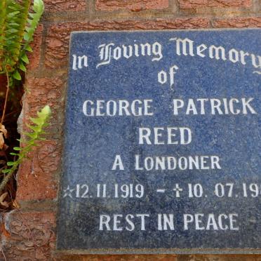 REED George Patrick 1919-1985