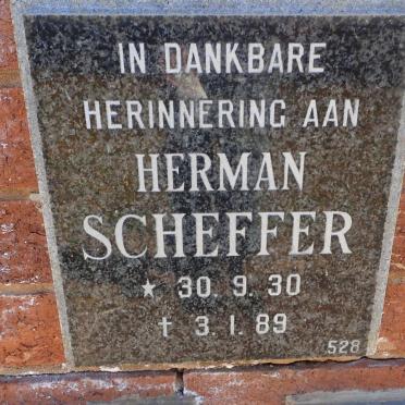 SCHEFFER Herman 1930-1989