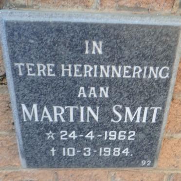 SMIT Martin 1962-1984