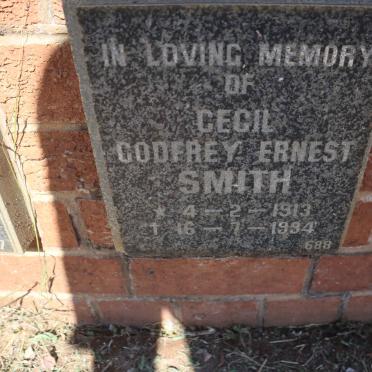 SMITH Cecil Godfrey Ernest 1913-1994