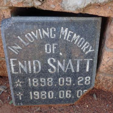 SNATT Enid 1898-1980