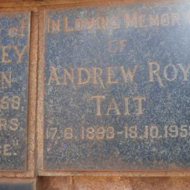 TAIT Andrew Roy 1893-1958