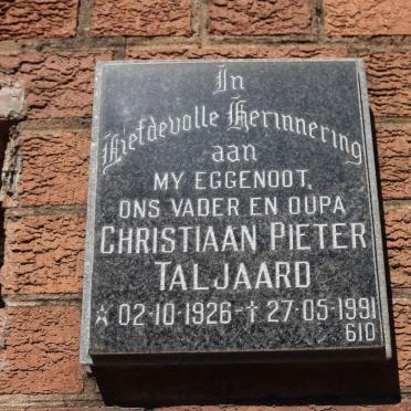 TALJAARD Christiaan Pieter 1926-1991
