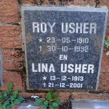 USHER Roy 1910-1992 &amp; Lina 1913-2001