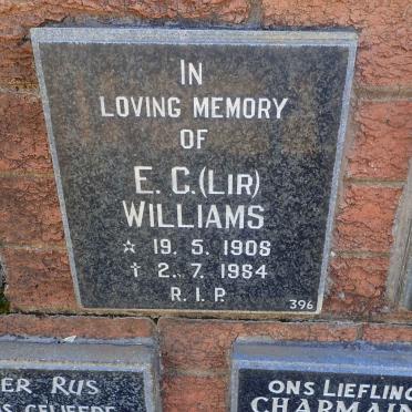 WILLIAMS E.C. 1908-1984