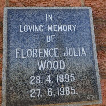 WOOD Florence Julia 1895-1985