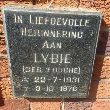 ? Lybie nee FOUCHE 1931-1976
