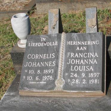 ? Cornelis Johannes 1893-1978 & Francina Johanna Louisa 1897-1981