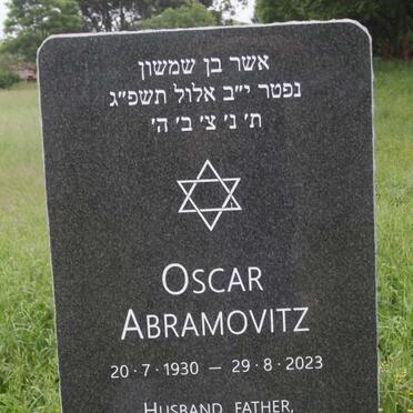 ABRAMOVITZ Oscar 1930-2023