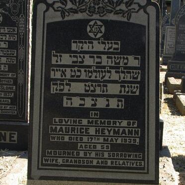 HEYMANN Maurice -1939