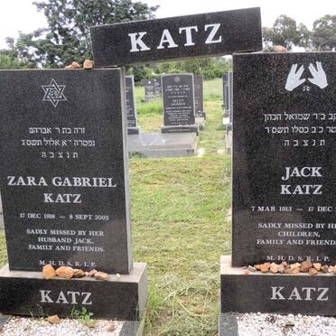 KATZ Jack 1913-2003 & Zara Gabriel 1918-2003