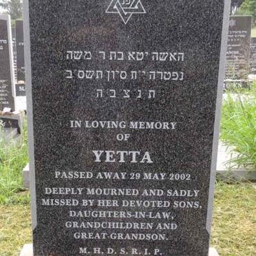 LIFSCHITZ Yetta -2002