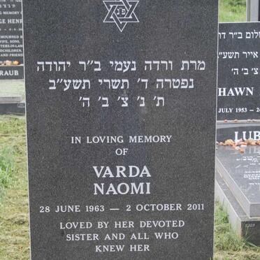 LAN Varda Naomi 1963-2011