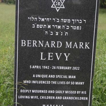 LEVY Bernard Mark 1942-2022
