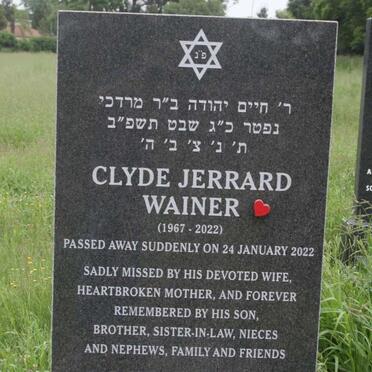 WAINER Clyde Jerrard 1967-2022