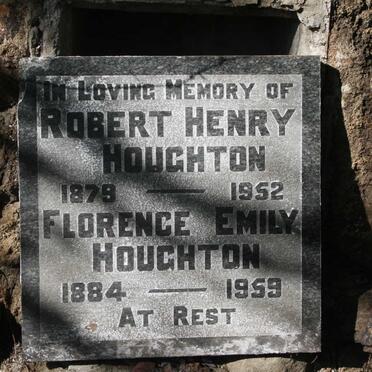 HOUGHTON Robert Henry 1879-1952 & Florence Emily 1884-1959