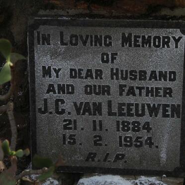 LEEUWEN J.C., van 1884-1954