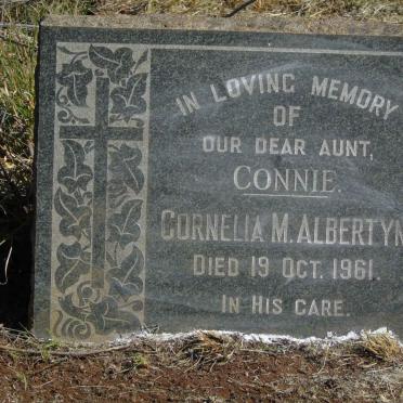 ALBERTYN Cornelia M. -1961