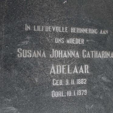 ADELAAR Susana Johanna Catharina 1882-1979