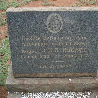 AUCAMP J.H.B 1923-1947