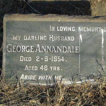 ANNANDALE George -1954
