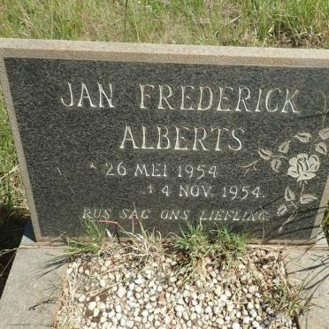 ALBERTS Jan Frederick 1954-1954