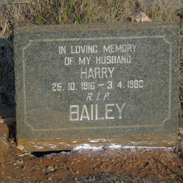 BAILEY Harry 1916-1960