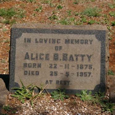 BATTY Alice B. 1875-1957